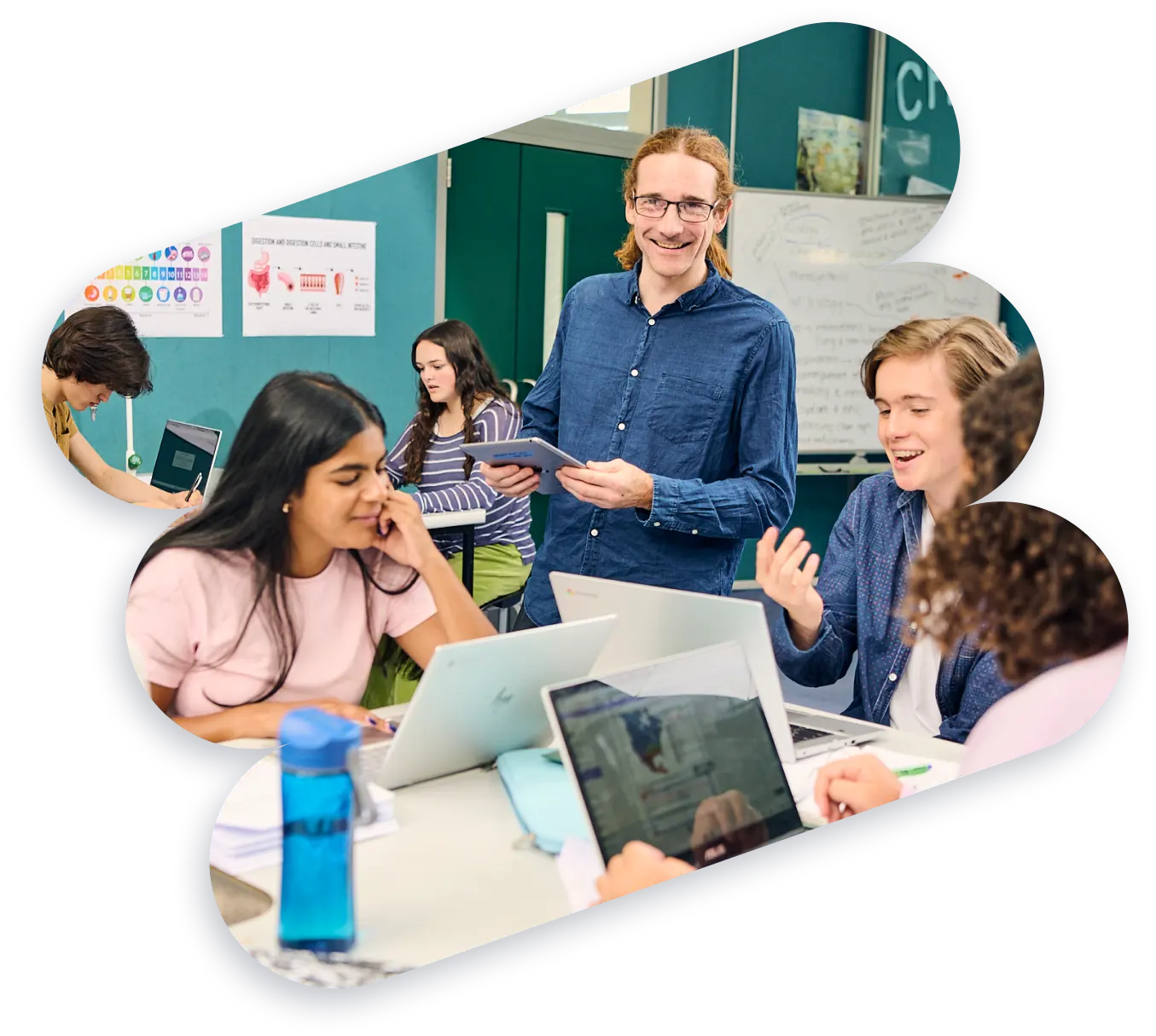 educators and learners illustration